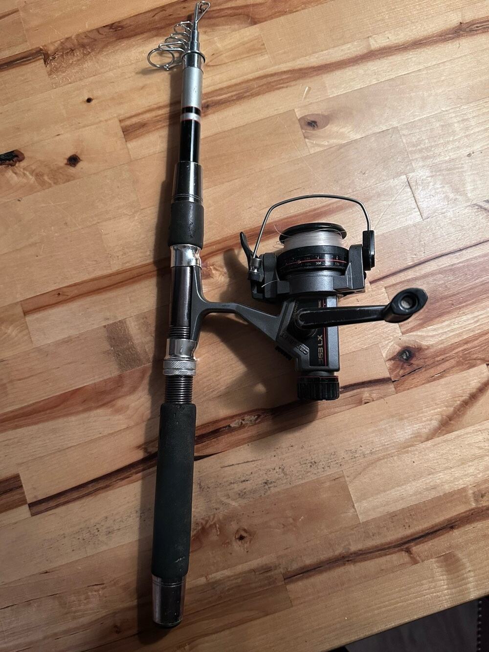 Vintage Abu Garcia Cardinal 563 LX Plus Spinning Reel & Telescopic Rod Combo